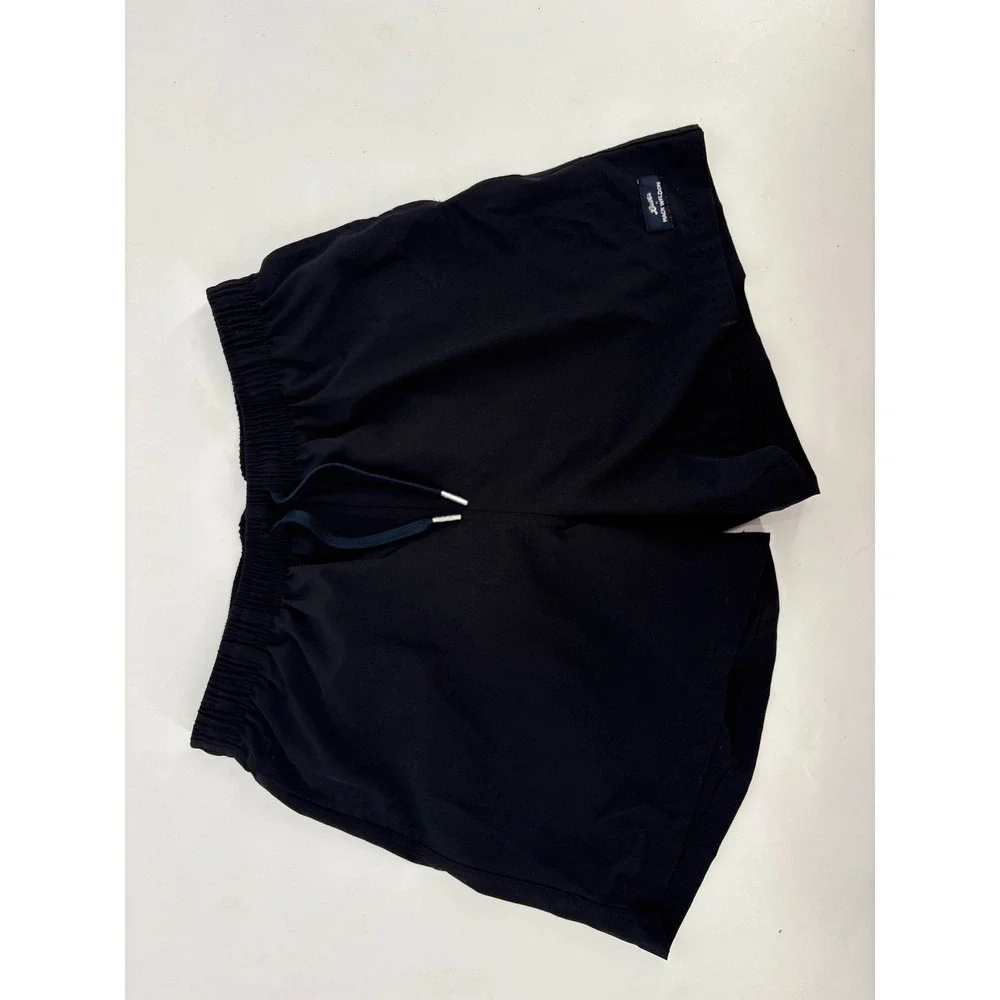 Bather x Mack Weldon Mens Swim Trunks Black Board Shorts Size L Made in Canada